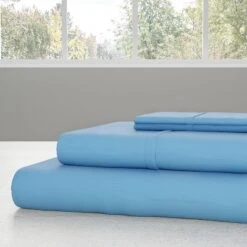 Hastings Home 4-Piece Microfiber Sheet Set, Full Size - Blue 3 Hastings Home 4-Piece Microfiber Sheet Set, Full Size - Blue -Bedding Discount Store GUEST 5b2a07e6 ae64 4c52 a324 134d2bdddfcf