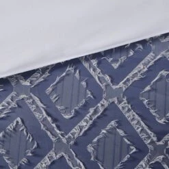 Camille Ombre Clipped Jacquard Duvet Cover & Sham Set Navy -Bedding Discount Store GUEST 5b70b9d3 dc7d 4e96 a556 dd0e7671598d