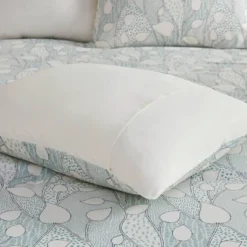Anya Vine Printed Cotton Duvet Cover Set Aqua Blue - Urban Habitat -Bedding Discount Store GUEST 5c0fbd7d 0b55 45cd aa65 7939f547ccba