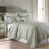 Lyon Teal Euro Sham 2pk - Levtex Home