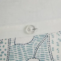 Anya Vine Printed Cotton Duvet Cover Set Aqua Blue - Urban Habitat -Bedding Discount Store GUEST 5d59b24a 317c 4053 87b9 2e24d1ddb05a