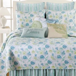 C&F Home 26" X 26" St. Augustine Blue Green Beach Coastal Euro Sham -Bedding Discount Store GUEST 5fd0d0ba 5c38 4380 b78b 84b726daa7c6