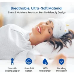 Guardmax - Bed Bug/Waterproof Pillow Protector - Zippered - White - Toddler -Bedding Discount Store GUEST 61915247 0e50 4c74 beb8 e46a1a3592e6