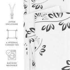 Quatrefoil & Farmhouse Vine Prints Duvet Cover Set, Ultra Soft, Easy Care - Becky Cameron (3 Piece Set) 15 Quatrefoil & Farmhouse Vine Prints Duvet Cover Set, Ultra Soft, Easy Care - Becky Cameron (3 Piece Set) -Bedding Discount Store GUEST 61b9bf97 a16e 4523 be6a 3a968dc74821