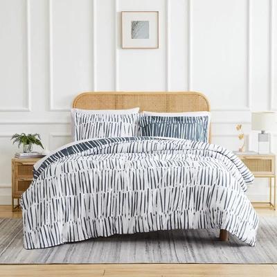 Southshore Fine Living Coastal Stripes Oversized Ultra-soft Duvet Cover Set With Shams 2 Southshore Fine Living Coastal Stripes Oversized Ultra-soft Duvet Cover Set With Shams - Image 2