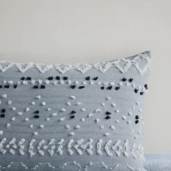 Ink+Ivy 3pc Dora Organic Cotton Chambray Comforter Set Blue -Bedding Discount Store GUEST 636b7221 f12e 4cdc 9a9f a41f8b7ef250