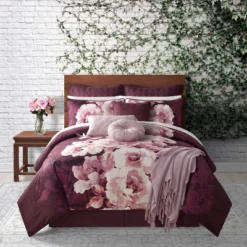 14pc King Liana Comforter Set Plum Purple - Lanwood Home -Bedding Discount Store GUEST 6559ad4d e054 49b1 830c 7388aa95ab4c