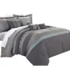 Chic Home Design 8pc Euphrasia Comforter Bedding Set