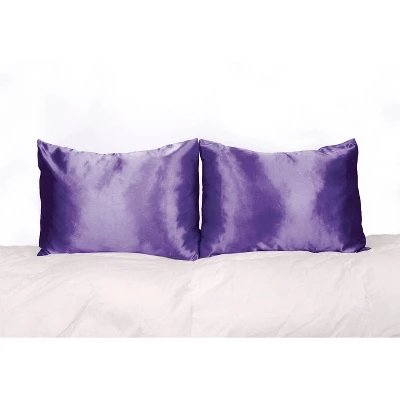 Morning Glamour Standard Satin Solid Pillowcase Set 18 Morning Glamour Standard Satin Solid Pillowcase Set - Image 18