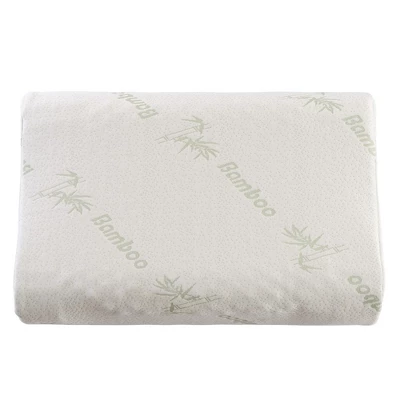 Cheer Collection Contoured Latex Memory Foam Pillow With Washable Cover - White (24" X 16" X 4") 5 Cheer Collection Contoured Latex Memory Foam Pillow With Washable Cover - White (24" X 16" X 4") - Image 5