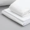 FONTOI Bedding Bundle Twin: Pillow, Sheet Set, Mattress Protector, White, 38"*16"*74"