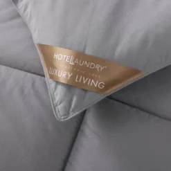 Hotel Laundry King Charcoal Down Alt Comforter: 233 Thread Count, Machine Washable