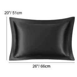 PiccoCasa Satin Silky Pillow Envelope Closure Soft Pillowcases 2 Pcs -Bedding Discount Store GUEST 689e1d84 dd69 455f 81d5 fcaf10dfeea2