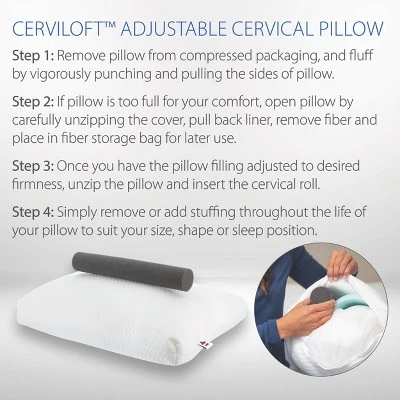 Core Products CerviLoft Adjustable Cervical Support Comfort Pillow 7 Core Products CerviLoft Adjustable Cervical Support Comfort Pillow - Image 7