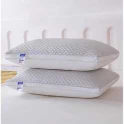 Gulches 2Pack Cooling Breathable Tofu Pillows - Gray, Dual-Season Dual-Sided, Ergonomic Neck Support, Machine-Washable -Bedding Discount Store GUEST 6b2840f9 7493 4a2a 890b 0cb9bad6342e