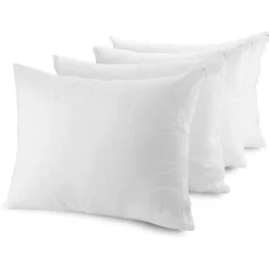 The Grand Zippered Poly/Cotton Pillow Protector Set Of 4 White 17 The Grand Zippered Poly/Cotton Pillow Protector Set Of 4 White -Bedding Discount Store GUEST 6b8f5692 5e73 4c53 aa6a 56e980a5b1ef