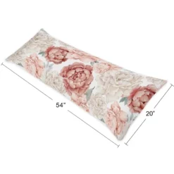 Sweet Jojo Designs Girl Body Pillow Cover (Pillow Not Included) 54in.x20in. Peony Floral Garden Pink And Ivory 5 Sweet Jojo Designs Girl Body Pillow Cover (Pillow Not Included) 54in.x20in. Peony Floral Garden Pink And Ivory -Bedding Discount Store GUEST 6c11cb21 09bd 4947 83e9 4bc6814461dd