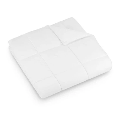 Lightweight Goose Down Alternative Comforter Queen White - DOWNLITE 1 Lightweight Goose Down Alternative Comforter Queen White - DOWNLITE