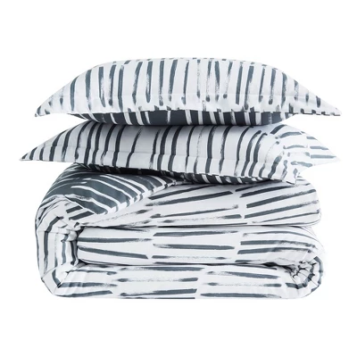 Southshore Fine Living Coastal Stripes Oversized Ultra-soft Duvet Cover Set With Shams 5 Southshore Fine Living Coastal Stripes Oversized Ultra-soft Duvet Cover Set With Shams - Image 5