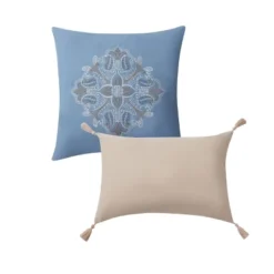 8pc Valore Medallion Coordinating Comforter And Quilt Set Blue - VCNY -Bedding Discount Store GUEST 6fc55eea 9b37 42dc b615 bee6992168ed