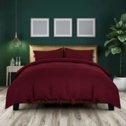 3 Pcs 110gsm Brushed Microfiber Solid Color Bohemian Theme Washable Duvet Cover Bedding Sets - PiccoCasa 9 3 Pcs 110gsm Brushed Microfiber Solid Color Bohemian Theme Washable Duvet Cover Bedding Sets - PiccoCasa -Bedding Discount Store GUEST 7001c233 ea80 477c 8202 54264f7e94d7