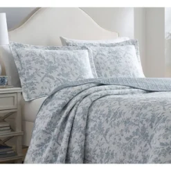 Blue Amberley Quilt Set - Laura Ashley® 10 Blue Amberley Quilt Set - Laura Ashley® -Bedding Discount Store GUEST 70169be2 5abb 473e a857 55fedf0c3970