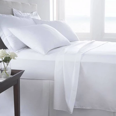 Purity Home 400 Thread Count Ultimate Percale Cotton Sheet & Pillowcase Set Collection 1 Purity Home 400 Thread Count Ultimate Percale Cotton Sheet & Pillowcase Set Collection