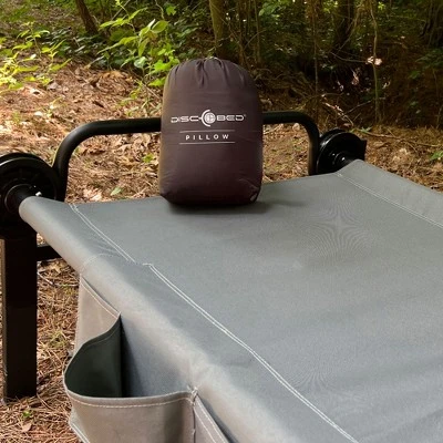 Disc-O-Bed Compact And Packable Travel Pillow With Washable Cover, Ultralight For Backpacking, Hiking, And Camping, Grey 2 Disc-O-Bed Compact And Packable Travel Pillow With Washable Cover, Ultralight For Backpacking, Hiking, And Camping, Grey - Image 2