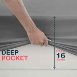 Microfiber Fitted Bed Sheet - Lux Decor Collection