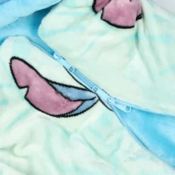 Disney Lilo And Stitch Slumber Bag Silk Touch Zip Up Throw With Pillow