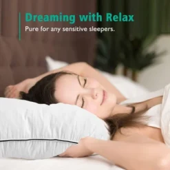 Aghana Digitals Premium Fluffy Supportive Pillows - Soft Microfiber Cover, Machine Washable, -Bedding Discount Store GUEST 74f1a85e 33f8 4f28 bf34 230e0d8dfe3e 1