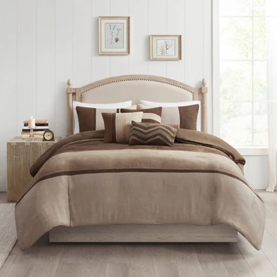 Overland Faux Suede Duvet Cover Set 3 Overland Faux Suede Duvet Cover Set - Image 3