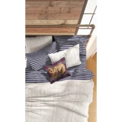 Cable Knit Pinsonic Sherpa Comforter Set Ivory - G.H. Bass -Bedding Discount Store GUEST 766e4fd6 4ff9 4787 ac59 cc643cf9aab3