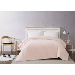 Brooklyn Loom Full/Queen Marshmallow Faux Shearling Blanket In Blush -Bedding Discount Store GUEST 76935b3d ee41 4c35 9f01 8e23b7d3a433