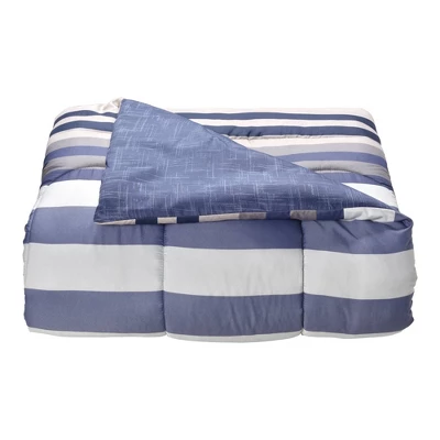 Xavier Stripe Bed In A Bag Comforter Set - Lanwood Home 3 Xavier Stripe Bed In A Bag Comforter Set - Lanwood Home - Image 3