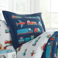 Transportation 7 Pc Cotton Bed In A Bag - Full