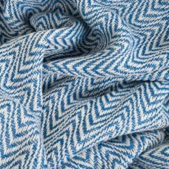 Chevron Cotton Blanket (Full/Queen) Blue - Yorkshire Home -Bedding Discount Store GUEST 7a717a78 2945 413d bbcf 09687f874ff7