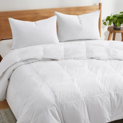 Puredown Lightweight Breathable 75% White Down Comforter Duvet Insert, Cooling Oversized Blanket 1 Puredown Lightweight Breathable 75% White Down Comforter Duvet Insert, Cooling Oversized Blanket
