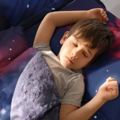 PiccoCasa Galaxies Fuchsia Comforter Duvet Cover Sets 2 Piece Includes 1 Duvet Cover 1 Pillow Sham Multicolored -Bedding Discount Store GUEST 7c9d15e4 3149 4241 a972 fc2b2d1b284c