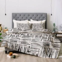 Ninola Design Hand Painted Mineral Stripes Cotton Comforter Set - Deny Designs 5 Ninola Design Hand Painted Mineral Stripes Cotton Comforter Set - Deny Designs -Bedding Discount Store GUEST 7c9fab15 6960 481f bef6 17f2377a22ba