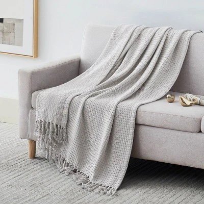 Southshore Fine Living Ashmore Collection 100% Cotton Bed Blanket Basketweave Luxury Blankets 2 Southshore Fine Living Ashmore Collection 100% Cotton Bed Blanket Basketweave Luxury Blankets - Image 2