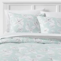 Floral Print Microfiber Reversible Comforter & Sheet Set Mint Green - Room Essentials™ -Bedding Discount Store GUEST 7ee2c25d de84 41cd aefc 85519c817fa3