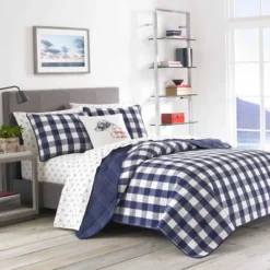 Lake House Plaid Reversible Quilt Set Blue - Eddie Bauer -Bedding Discount Store GUEST 81ce7f65 7a51 4830 9cbb c0c9894d68d2