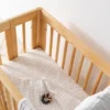 Babyletto Oat Stripe Muslin All-Stages Bassinet Sheet