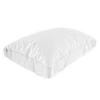 Contour Sleepgram Bed Support Adjustable Hypoallergenic Cool Sleeping Loft Soft Pillow With Removeable Microfiber Cover, King Size, White