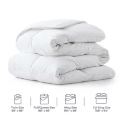 Peace Nest All Season White Goose Feather Down Comforter Duvet Insert, Cal King -Bedding Discount Store GUEST 8283ddcc 6879 45ad 819c 8c287a49baee