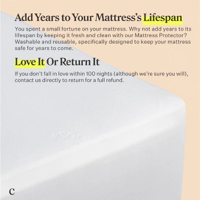 Coop Home Goods Ultra Luxe Waterproof Mattress Protector 8 Coop Home Goods Ultra Luxe Waterproof Mattress Protector - Image 8