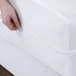 Guardmax Waterproof Mattress Protector Encasement With Zipper - White -Bedding Discount Store GUEST 8334c8ca 2b0a 41dc 9e54 f2f72fa8f4d6