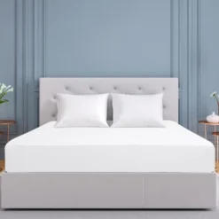 PiccoCasa 190GSM Brushed Microfiber Soft Fitted Sheet Mattress Protector