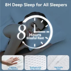 Zibroges Neck Pillow, 3-layer Memory Foam Neck Pillow For Neck Pain, Cool And Breathable, Adjustable Sandwich Pillow -Bedding Discount Store GUEST 860ffaec 20e5 4ee3 aadf 29b612990416